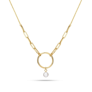 Złoty naszyjnik kolekcja Pearl Z_37