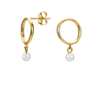 Złote kolczyki kolekcja Pearl K_7