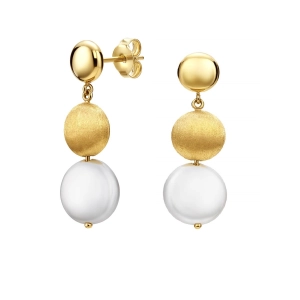 Złote kolczyki kolekcja Pearl K_15