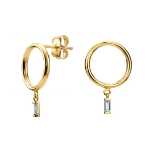 Złote kolczyki 585 kolekcja Chain K_14