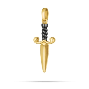 Złota zawieszka sztylet 0203202328