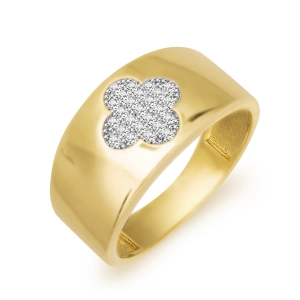 Modny złoty pierścionek 1104202314