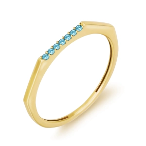 Modny złoty pierścionek 0604202322