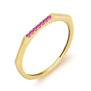 Modny złoty pierścionek 0604202323