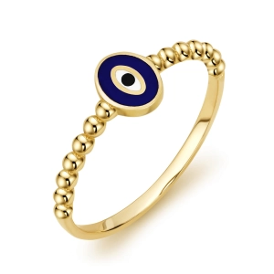 Modny złoty pierścionek oko proroka 110420239