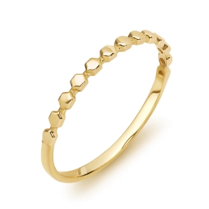 Złoty pierścionek modowy 150220231