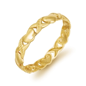 Modny złoty pierścionek 0604202328