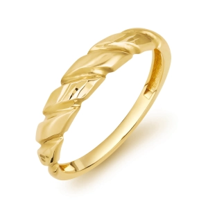 Złoty pierścionek modowy 150220237