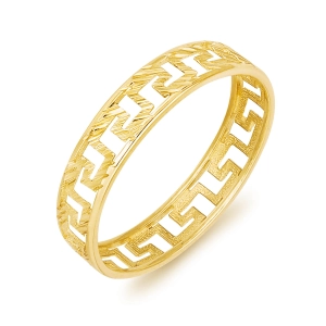 Modny złoty pierścionek 0604202327