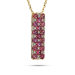 Zawieszka z brylantami i rodolitem RP18418RDLY