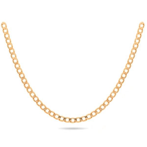 Łańcuszek pancerka diamentowana 2,5 mm z różowego złota