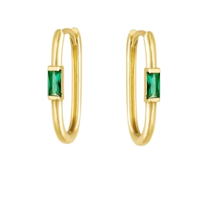 Modne złote kolczyki angielskie  120520232