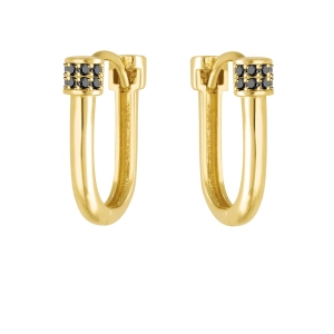 Modne złote kolczyki angielskie  120520234