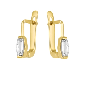 Klasyczne złote kolczyki angielskie 1205202316