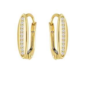 Klasyczne złote kolczyki angielskie 1205202318