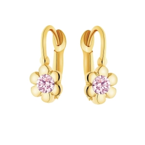 Złote kolczyki angielskie dla dziewczynki 1205202330