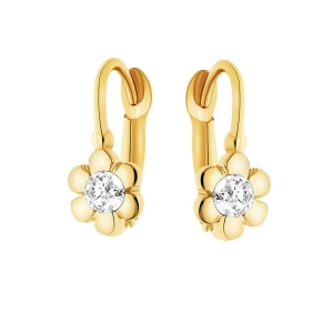 Złote kolczyki angielskie dla dziewczynki 1205202331