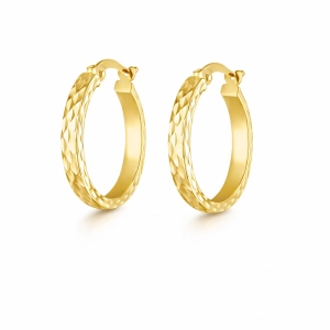 Modne złote koła 2cm 1505202329