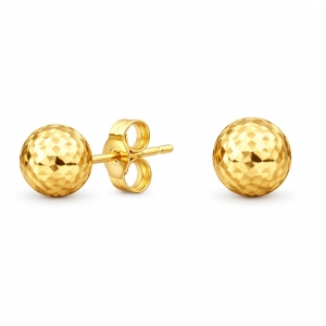 Złote kulki diamentowane 6 mm
