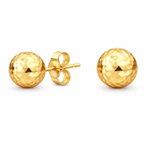 Złote kulki diamentowane 7 mm