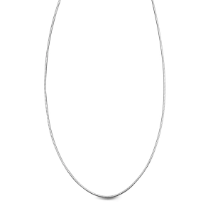 Łańcuszek srebrny linka - 60 cm rodowany SW-T-B09-060-LR35112