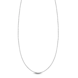 Łańcuszek srebrny kulki - 45 cm rodowany SW-T-B05-045-SLR1295