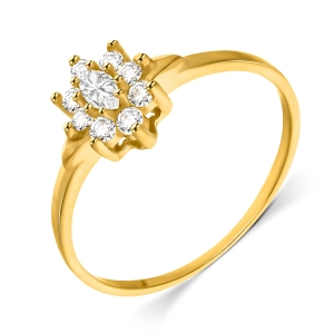 Złoty pierścionek klasyczny 585 0509202314