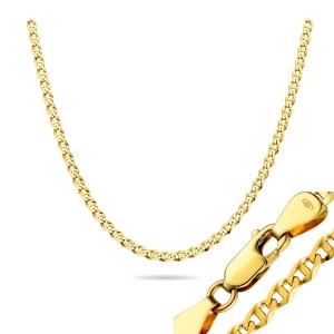 Złoty łańcuszek gucci merino 4,7 mm