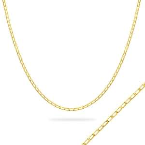 Złoty łańcuszek pancerka rozciągnięta 1,5 mm