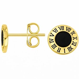 Złote kolczyki z cyframi 191020233C
