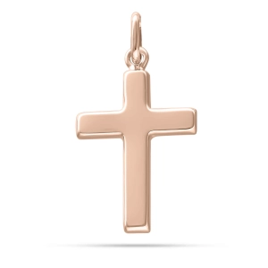 Krzyż z różowego złota 585 2305202386R