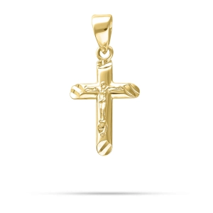 Klasyczny złoty krzyż 585 23052023142
