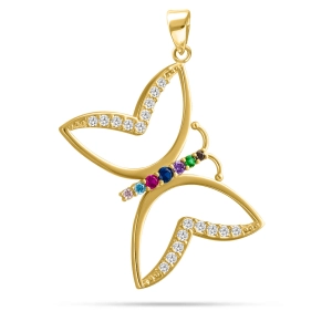 Złota zawieszkan motyl ze złota 585 23052023117