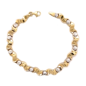 Złota bransoletka 585 ponadczasowa 190420244