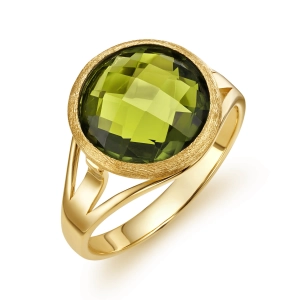 Złoty pierścionek oliwin Prestige P_27