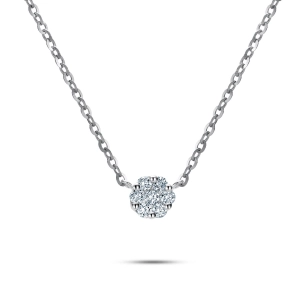 Złoty naszyjnik z brylantami JMSN3464 W Classic diamonds