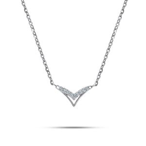 Złoty naszyjnik z brylantami JN0148 W Classic Diamonds