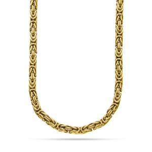 Złoty łańcuch męski - królewski 4 mm 60 cm