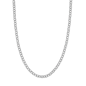 Srebrny łańcuszek rolo - 45 cm rodowany SW-T-B05-045-SLR1276