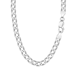 Łańcuszek srebrny pancerka - 60 cm rodowany SW-T-B04-TEC-IRL00H6