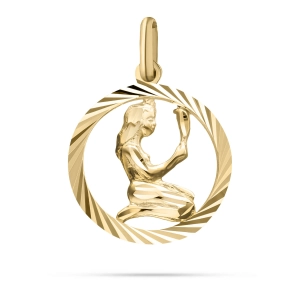 Złoty znak zodiaku Panna 585