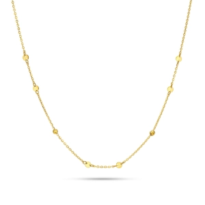 Złoty naszyjnik celebrytka Young 2205202336A