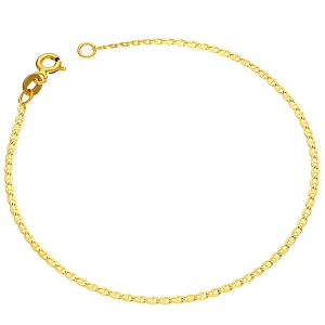 Złota bransoletka gucci merino 1,5 mm 18 cm