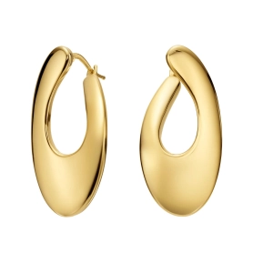 Złote kolczyki o nowoczesnej formie Goccia złoto 585