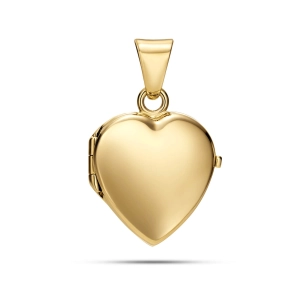 Złote puzderko serce gładkie ze złota 585 Heritage