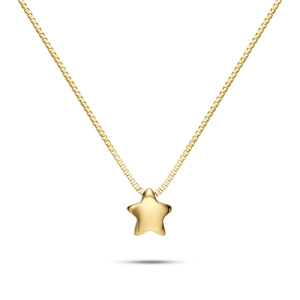 Naszyjnik z gwiazdką złoto 585 Basic