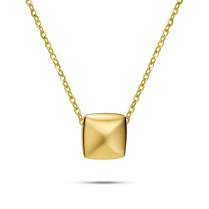 Naszyjnik z kwadratem złoto 585 Basic 0511202413N