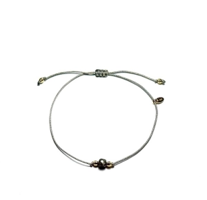 Bransoletka na sznurku- piryt