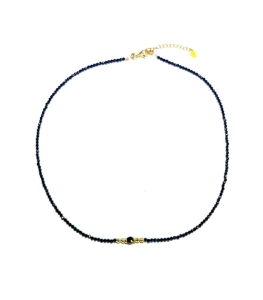 Naszyjnik z kamieniami naturalnymi - spinel