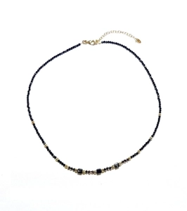 Naszyjnik z kamieniami naturalnymi - Crystals by Swarovski, spinel